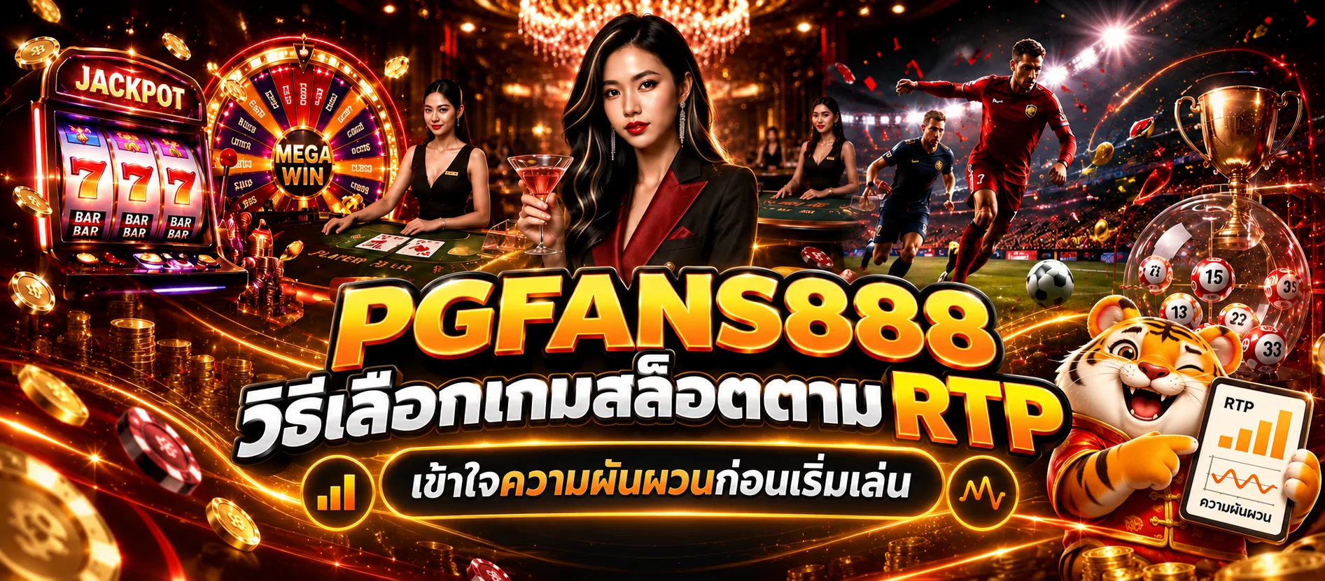 PGFANS888 | วิธีเลือกเกมสล็อตตาม RTP และความผันผวน